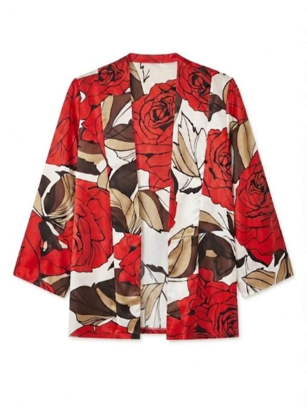 ✨️ La SENZA Rose Floral Satin Robe